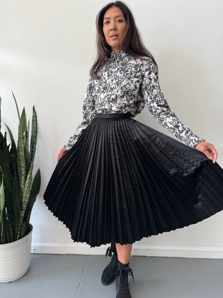 Vintage I Magnin pleated skirt