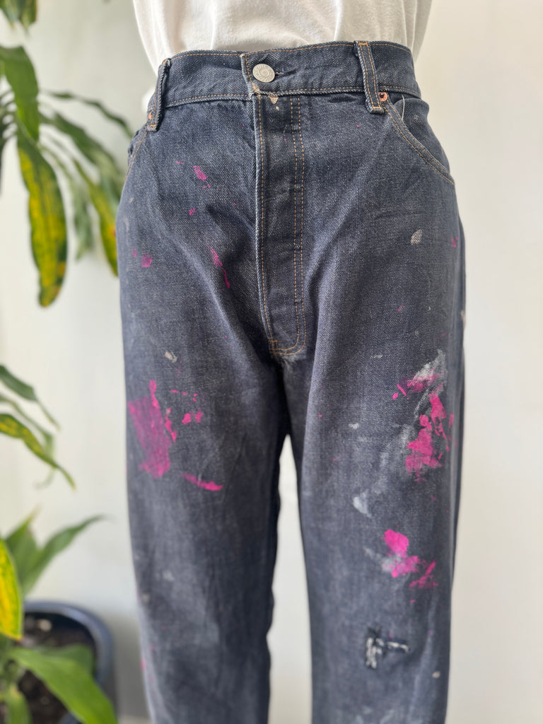 Levi’s European jeans artist paint waist “34/36”
