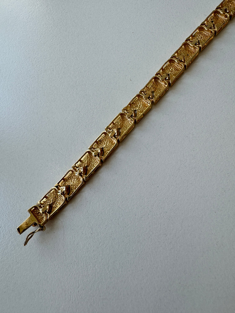 Vermeil gold plated bracelet