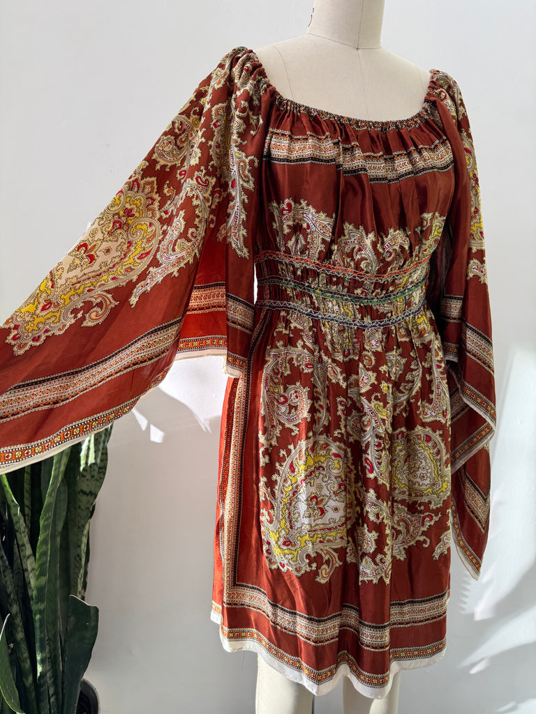 Vintage scarf dress