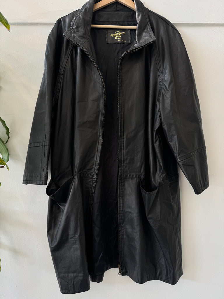 Vintage Etienne Aigner leather jacket
