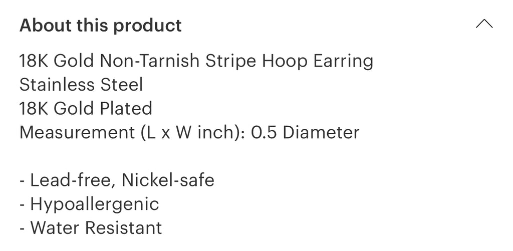 Square hoop earrings