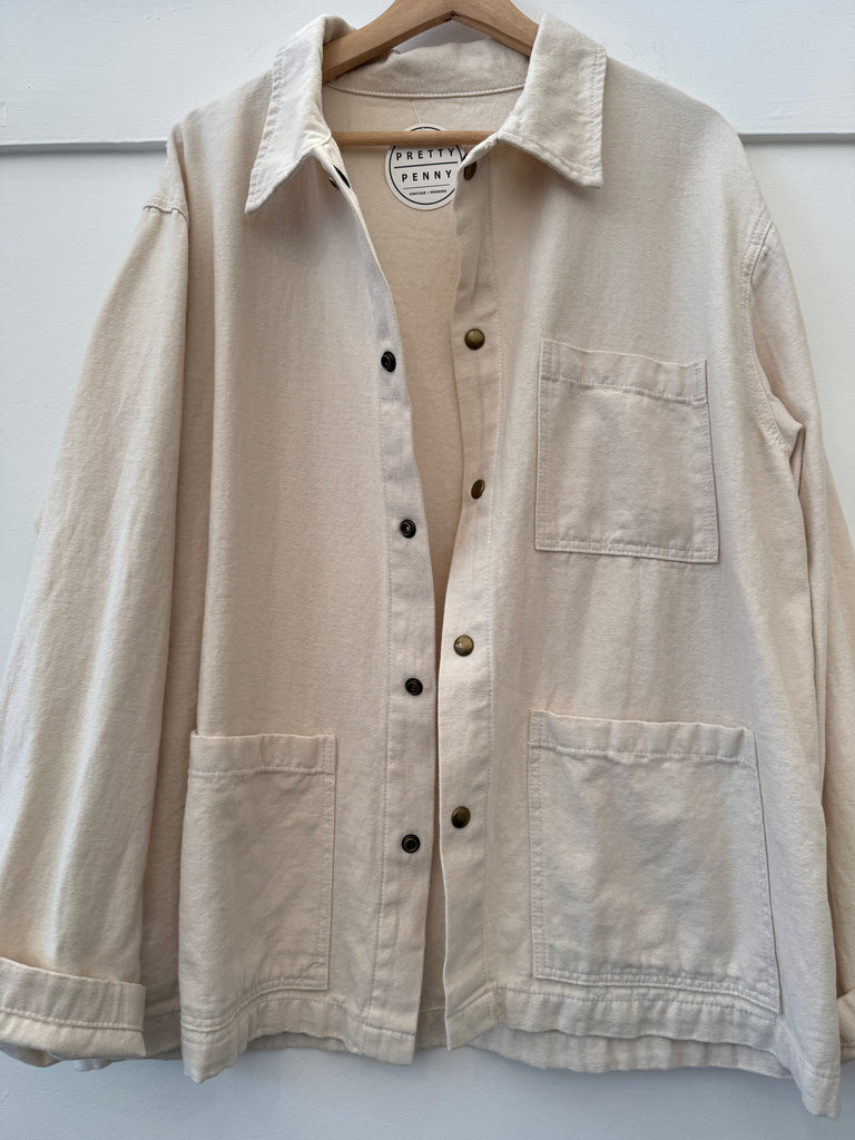 Handmade cotton chore coat