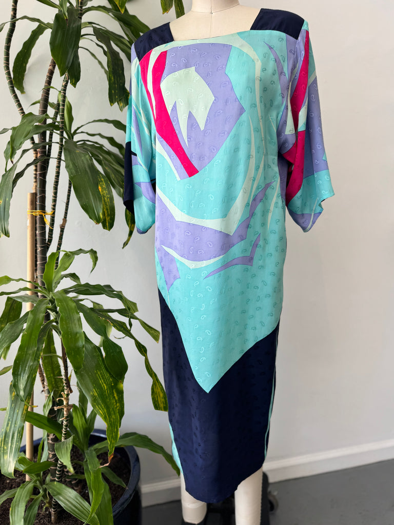 Vintage silk Mr. Mort dress
