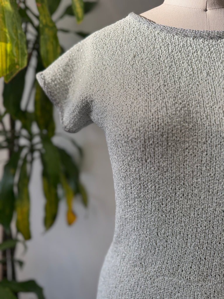 Vintage hand knit 1950’s dress