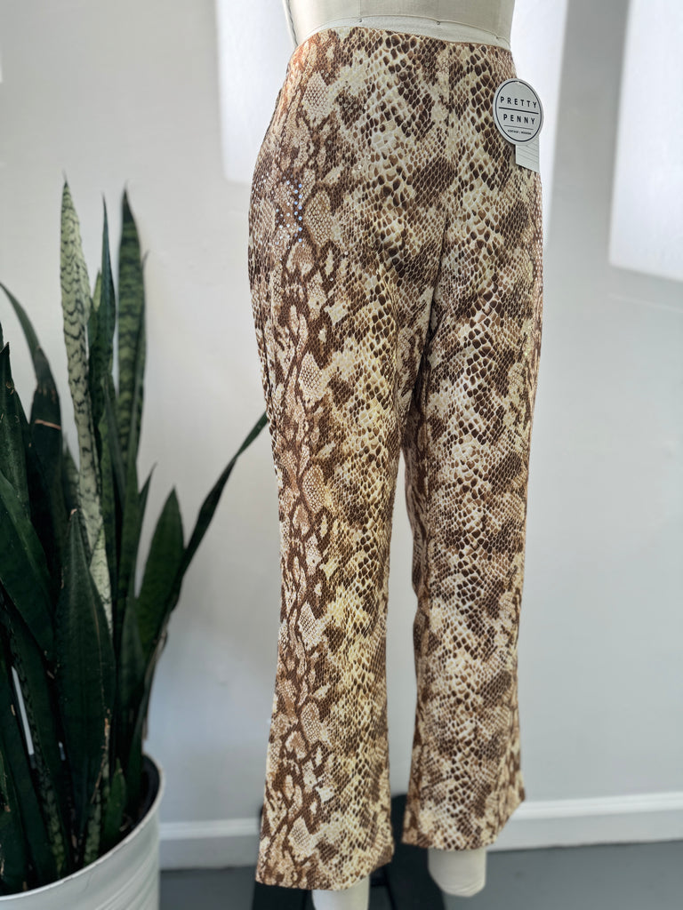 Cache snake skin pants waist “30”