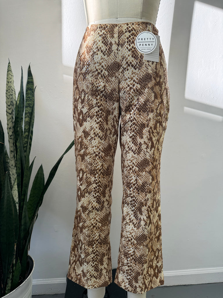 Cache snake skin pants