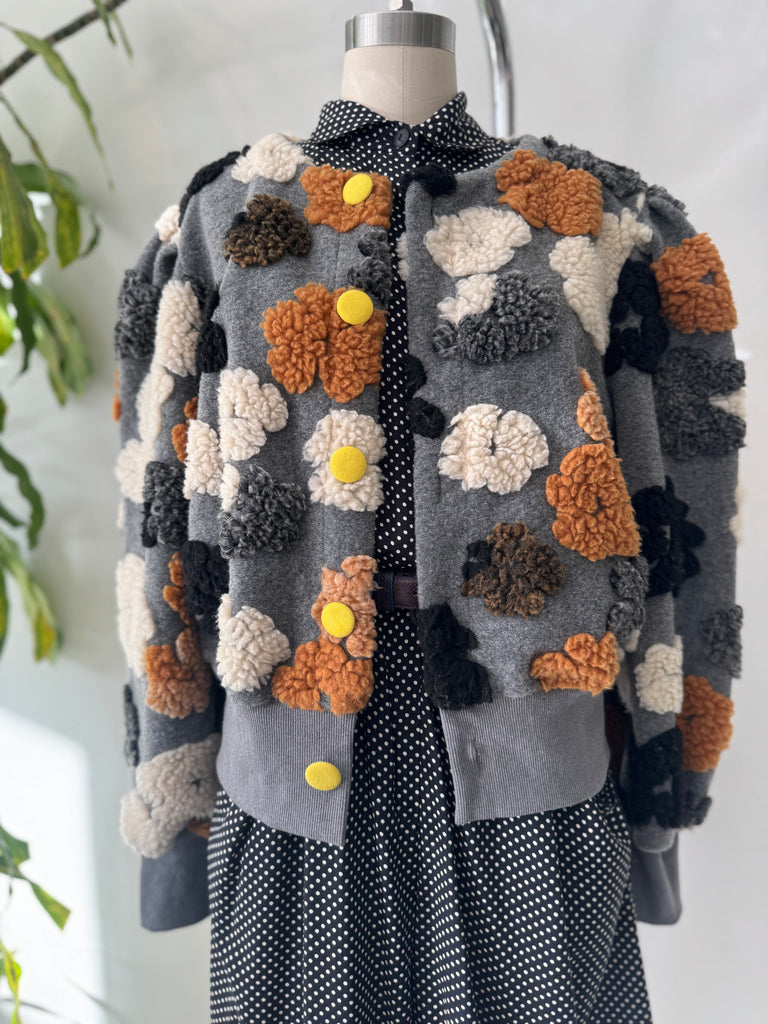 Raised textured jacket