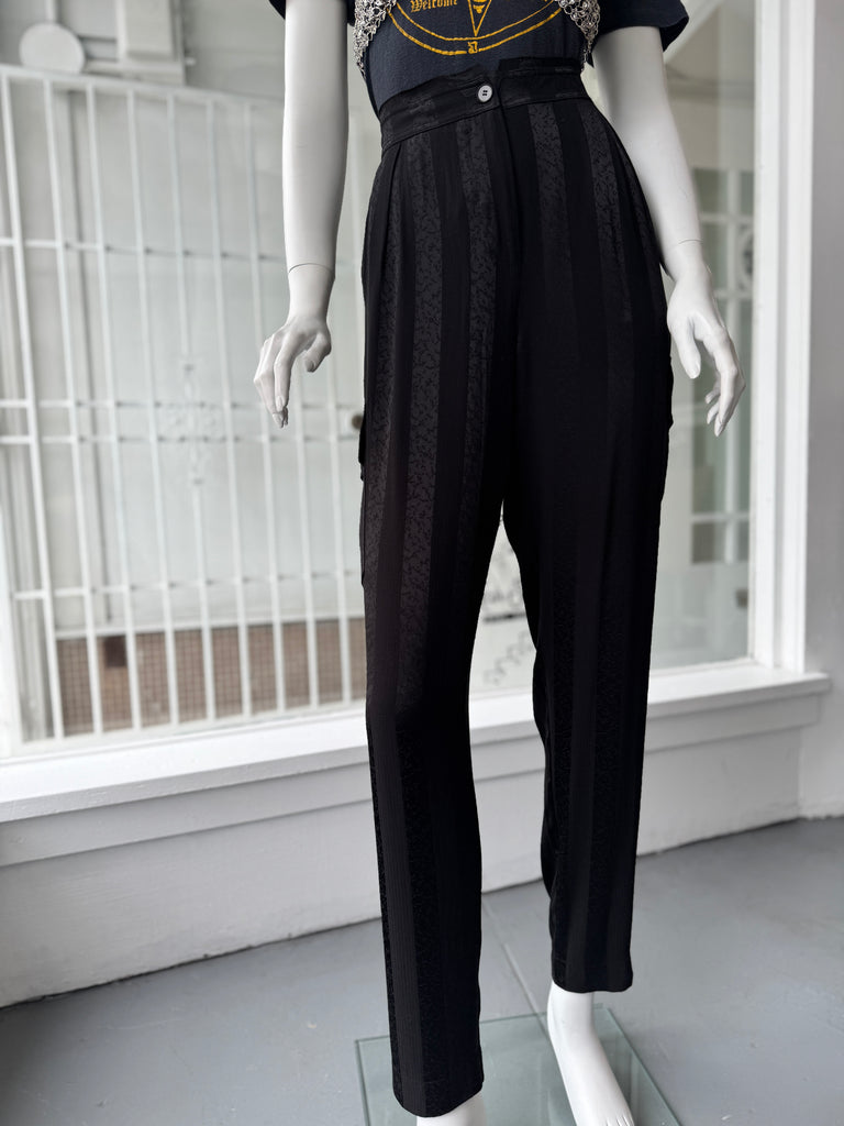 Designer Raquel Allegra silk + cotton pants