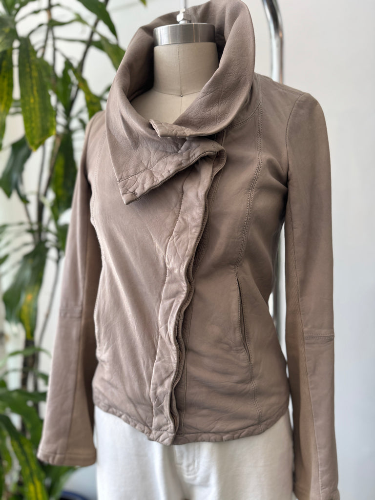 Designer leather ALL SAINTS jacket