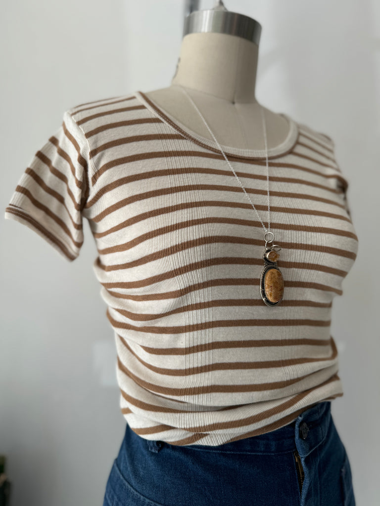 Soft cotton striped shirt