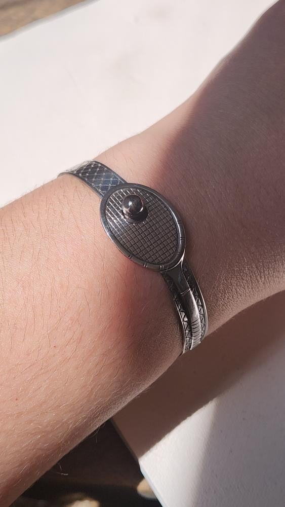 Vintage sterling silver “tennis” bracelet