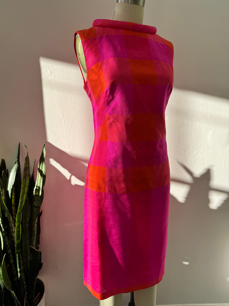 Vintage Haz L's thai silk Dress