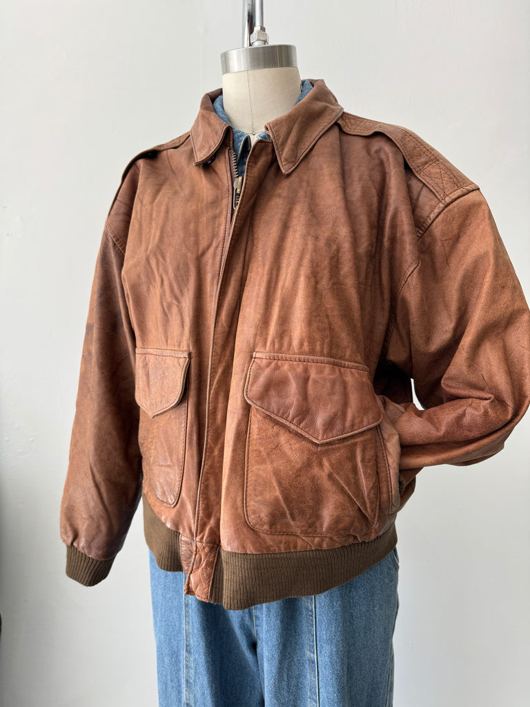 Vintage leather jacket