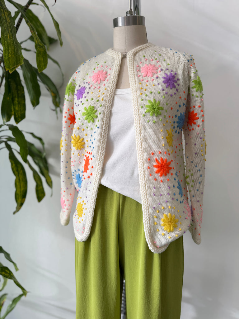 Vintage knit outerwear