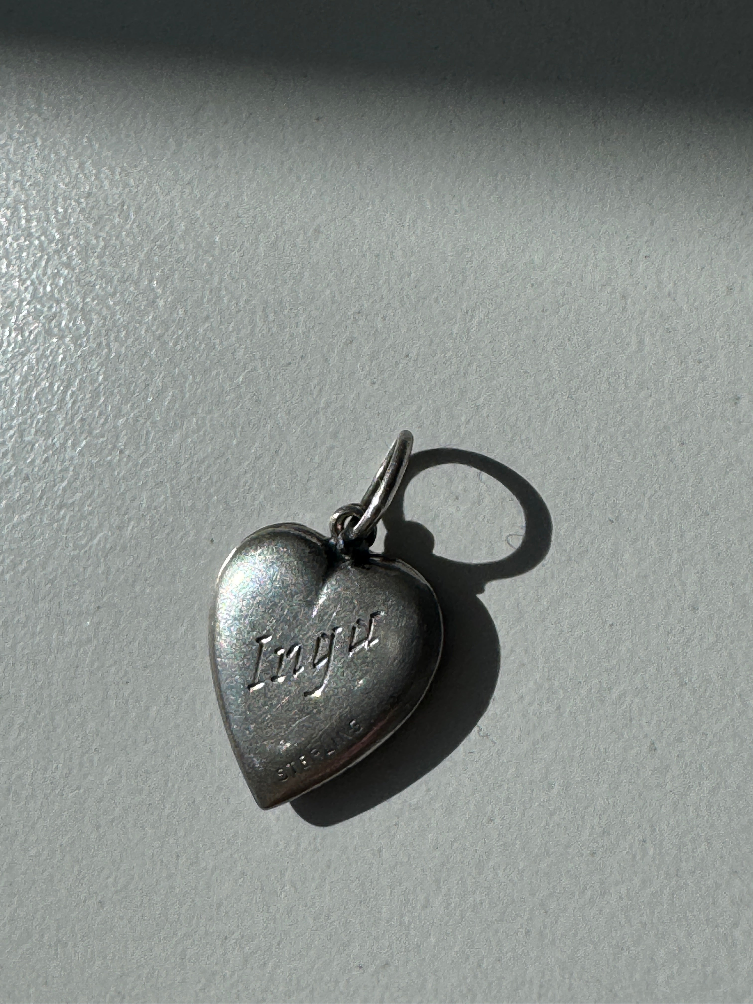 Vintage Sterling silver heart pendant/inga | Pretty Penny 