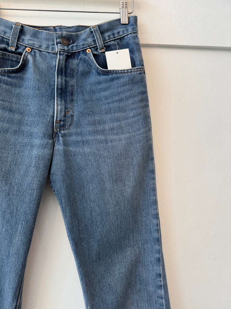 Orange Tab denim Levi’s waist “27/28”