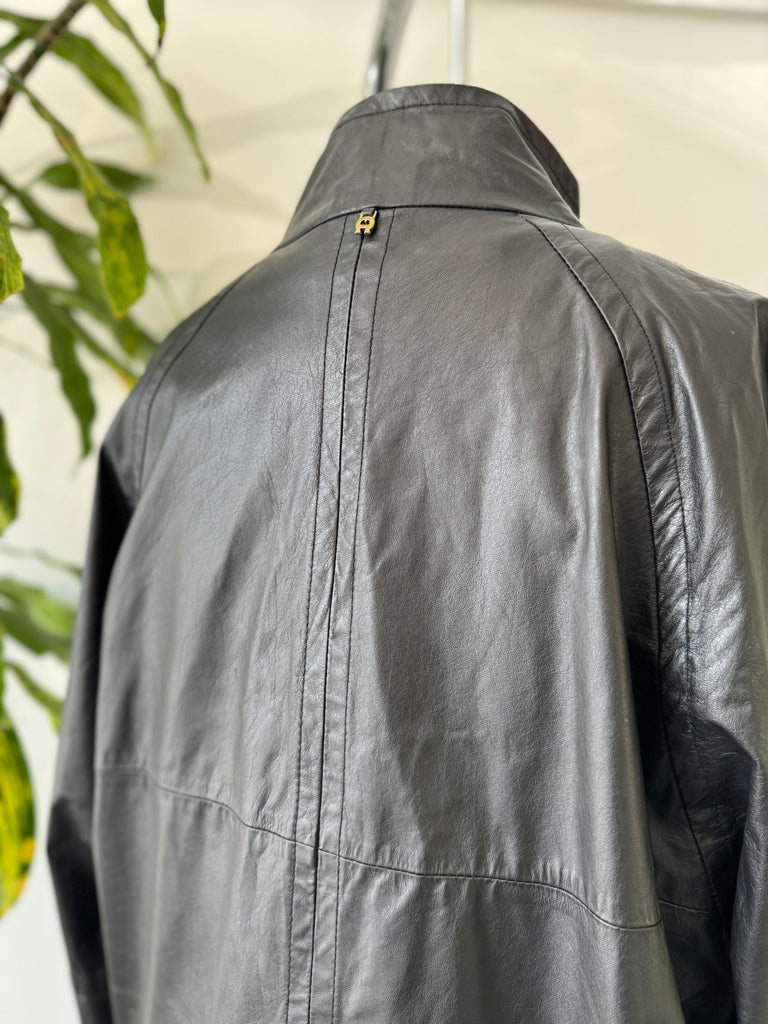 Vintage Etienne Aigner leather jacket