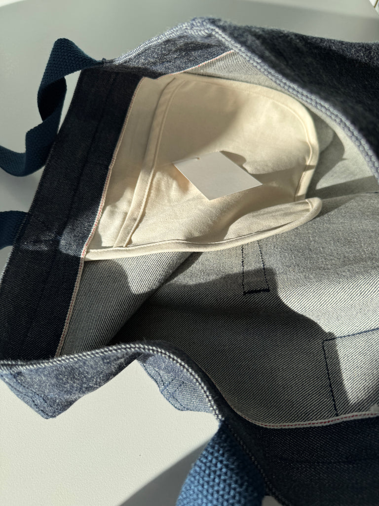Deco Denim tote bag