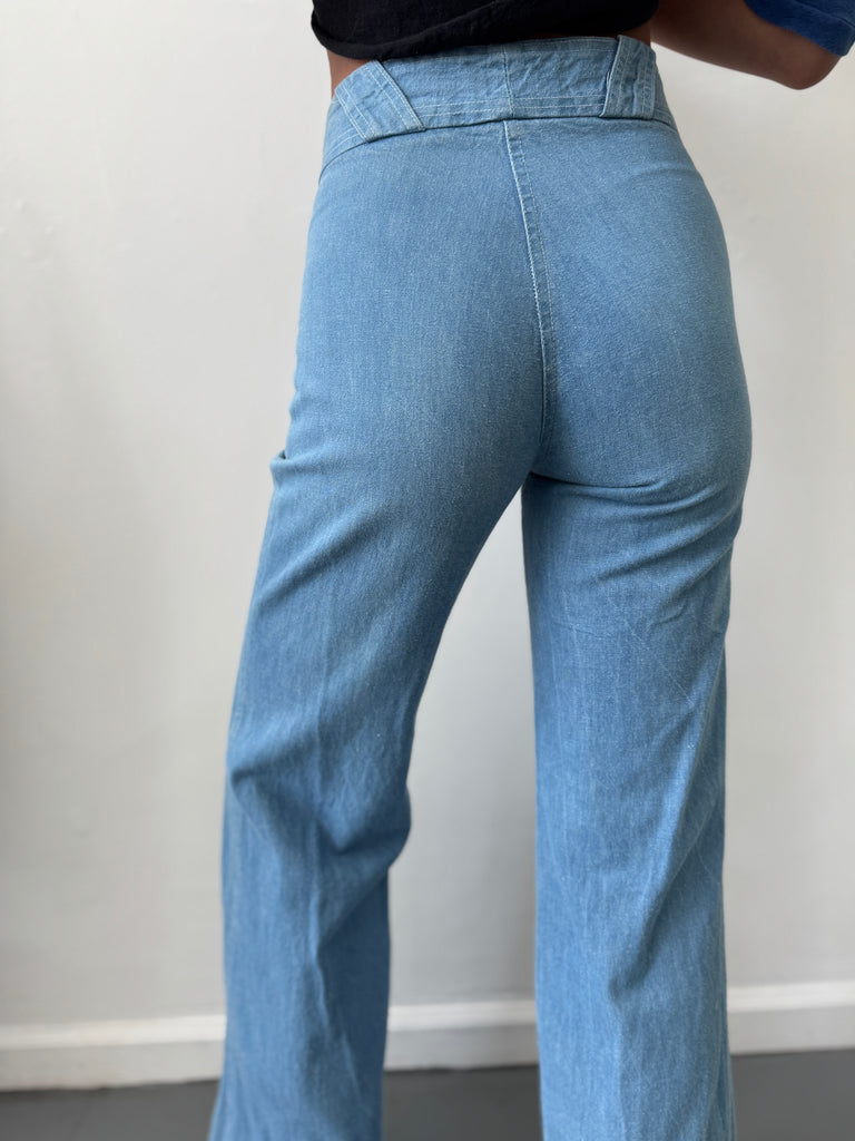 1970’s SUCCO TASH high waist | bell bottoms