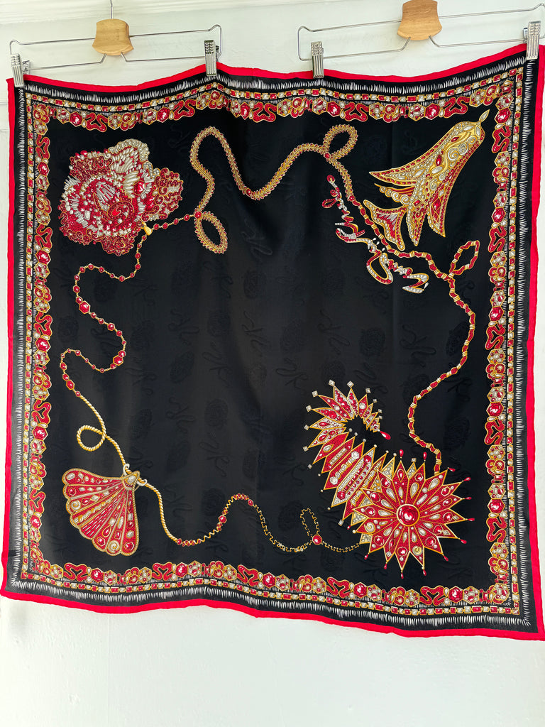 Vintage Zandra Rhodes silk scarf