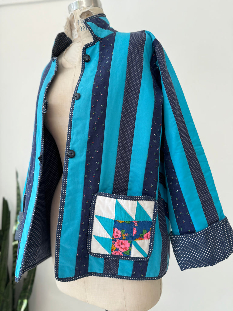 Handmade Jacket from up-cycled fabric