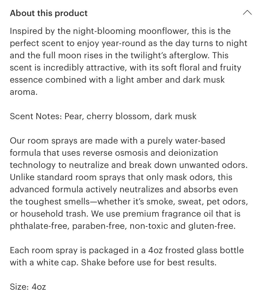 NOMAD ROOM SPRAY | moonlight