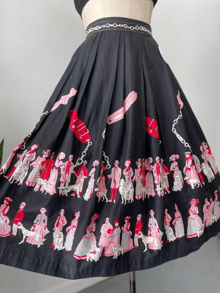 1950’s novelty print skirt